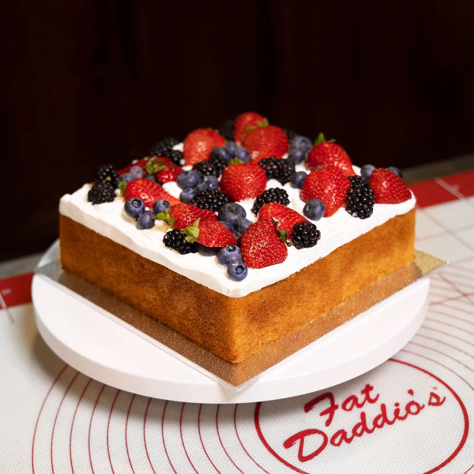 Fat Daddio's - 10" x 10" x 3" Anodized Aluminum Square Cake Pan - PSQ-10103