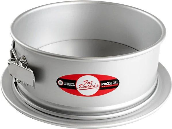 Fat Daddio's - 10" x 3" Aluminum Anodized Springform Cake Pans - PSF-103