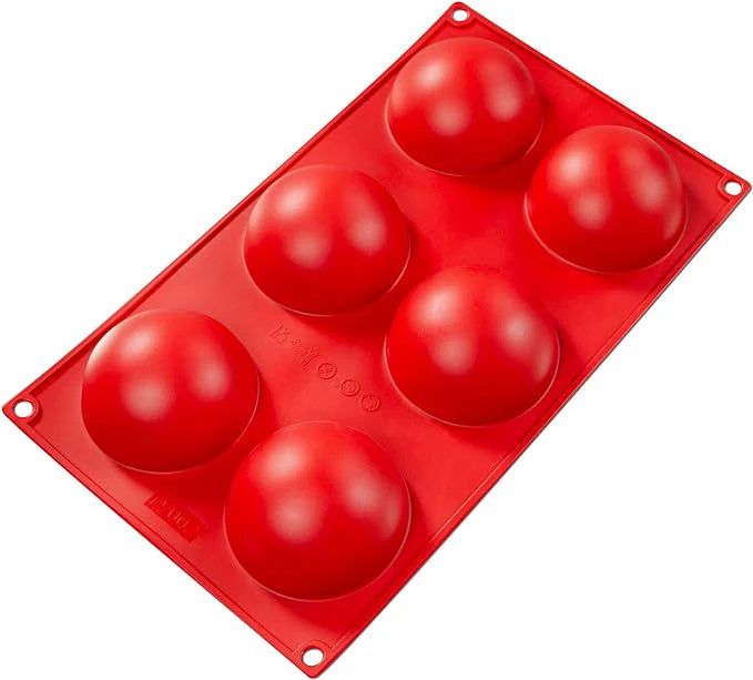 Fat Daddio's - 2.76" x 1.38" Silicone  6 Cavities Baking Mold - SMF-002