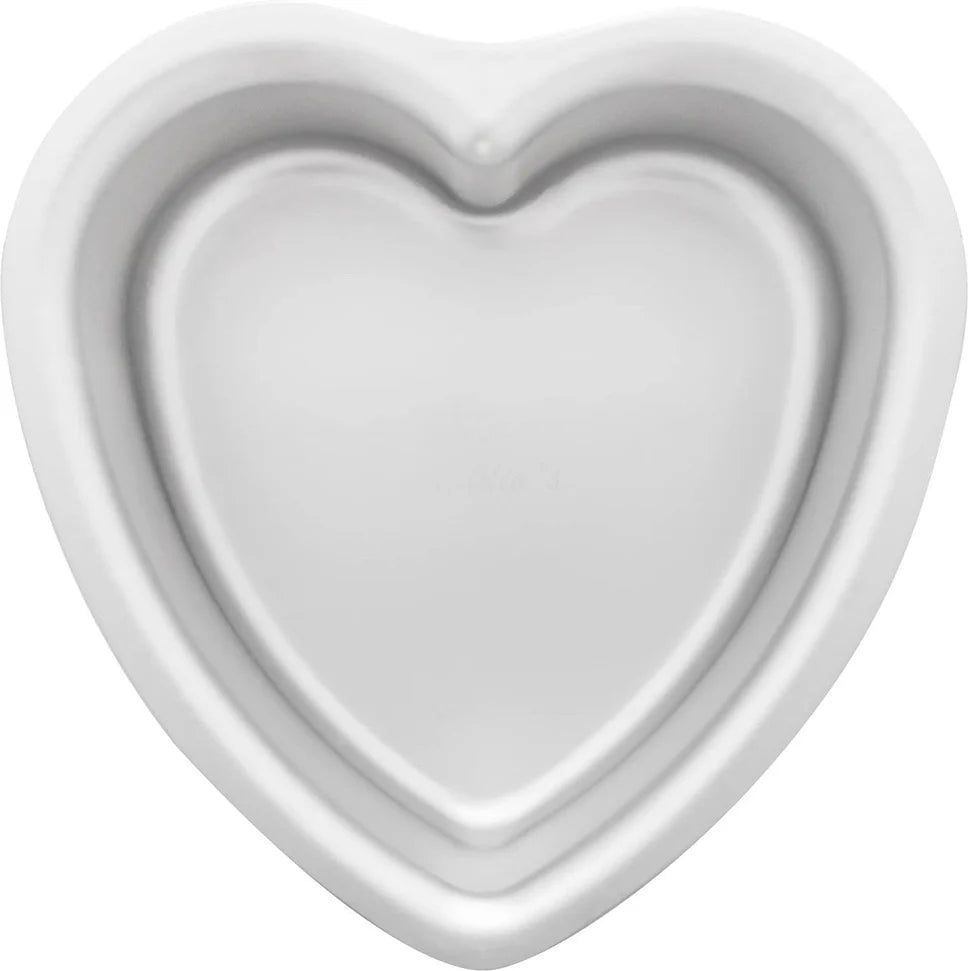 Fat Daddio's - 6" x 3" Aluminum Anodized Heart Cake Pan - PHT-63