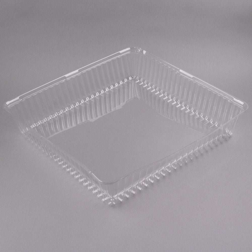 Fineline Settings - 16" x 16" Clear Plastic Square Dome Lid, 40/cs - DDSQ1616.L