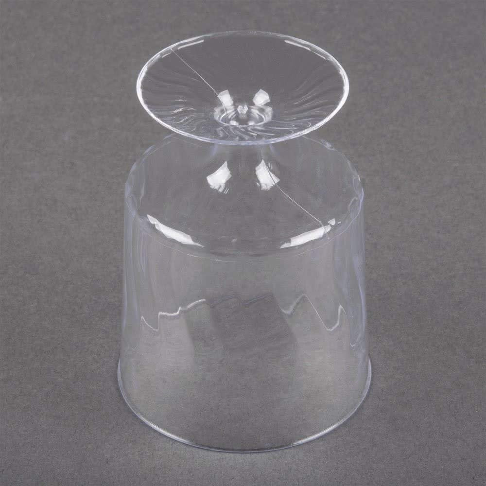 Fineline Settings - 5.5 Oz Clear Plastic Wine Glass, 10x24/cs - 2205