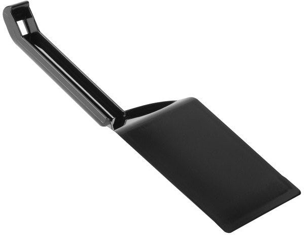 Fineline Settings - Black Disposable Plastic Spatula, 48/cs - 3313-BK