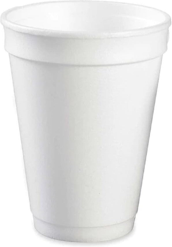 Genpak - 10 Oz Plain Foam Cups, 1000/Cs - 100M