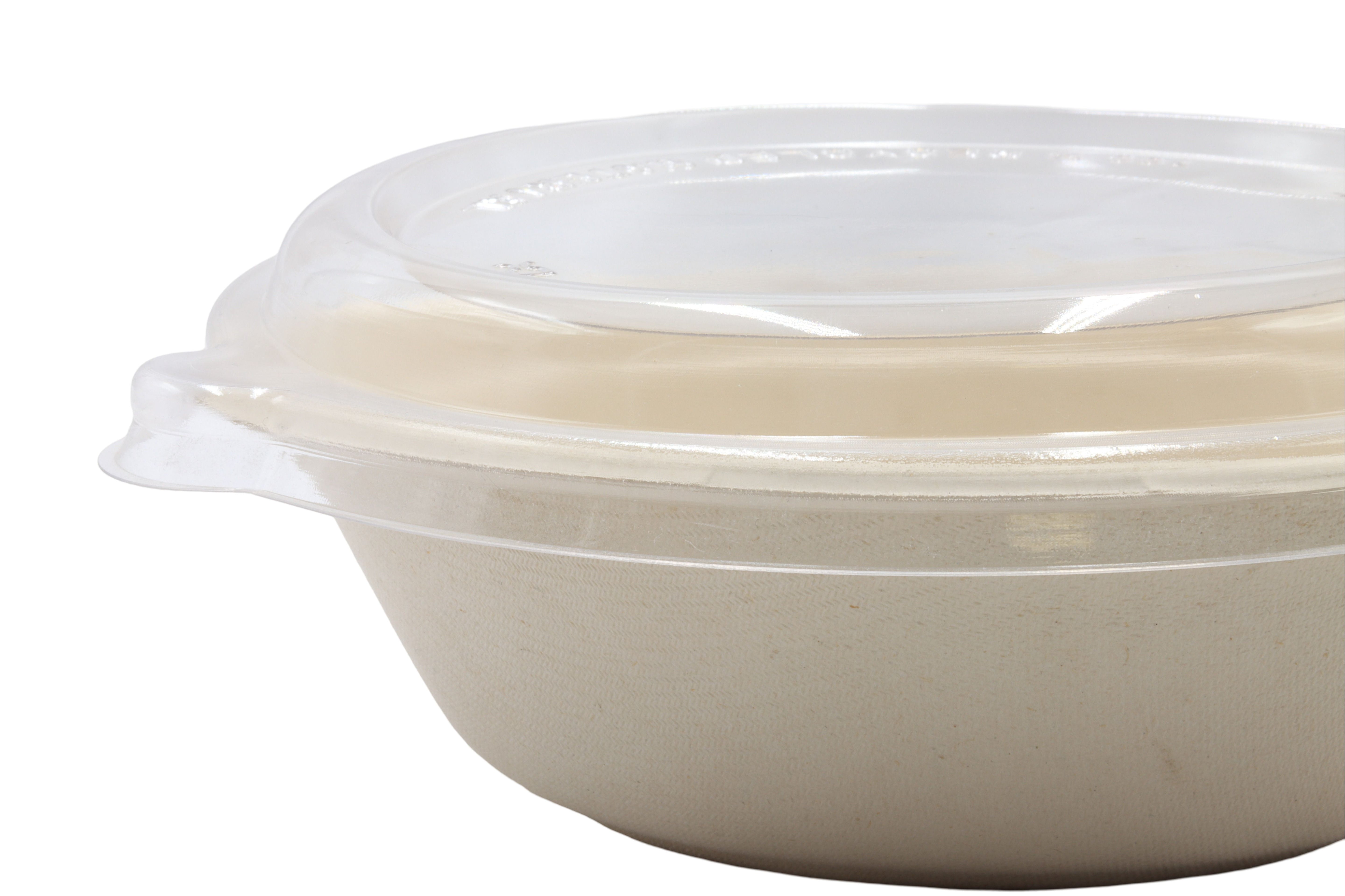 RiteEarth - Bagasse Dome Lid for 18 Oz Bowl, Pack of 300/cs - BDL83