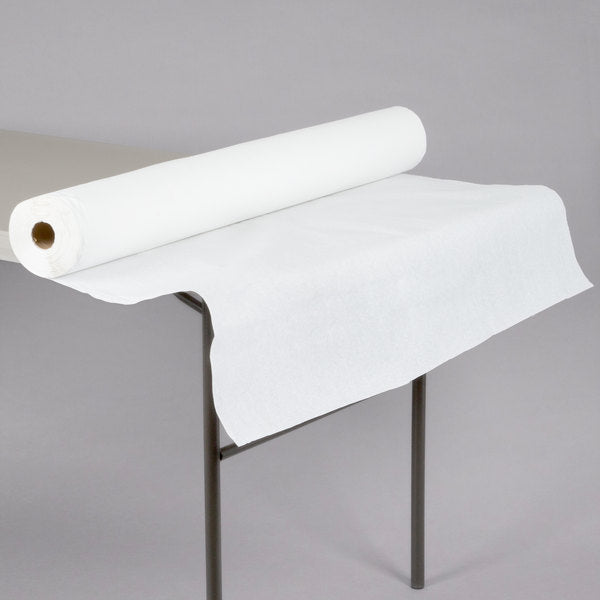 North American Paper - 28" x 28" White Paper Table Cover, 480 Sht/Cs - 1354004
