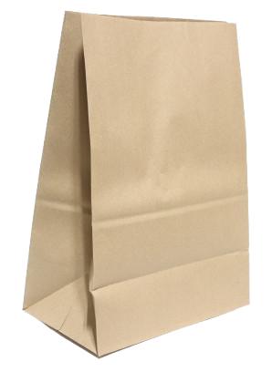 RiteEarth - 1/6 Brown Paper Barrel Bag DD50 - PB650K