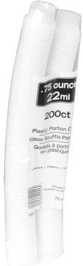 Pactiv Evergreen - 0.75 Oz Translucent Plastic Portion Cup, 5000/cs - YS075