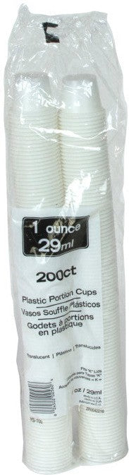 Pactiv Evergreen - 1 Oz Translucent Plastic Portion Cup, 5000/cs - YS100