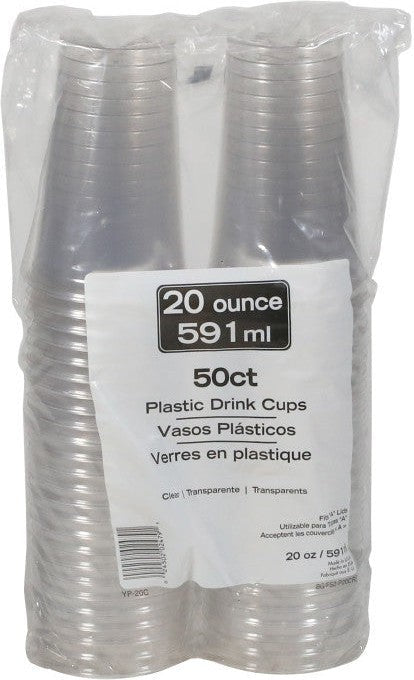 Pactiv Evergreen - 20 Oz Clear "A" Size Recycled Plastic Cold Dink Cup, 600/cs - YP20CA