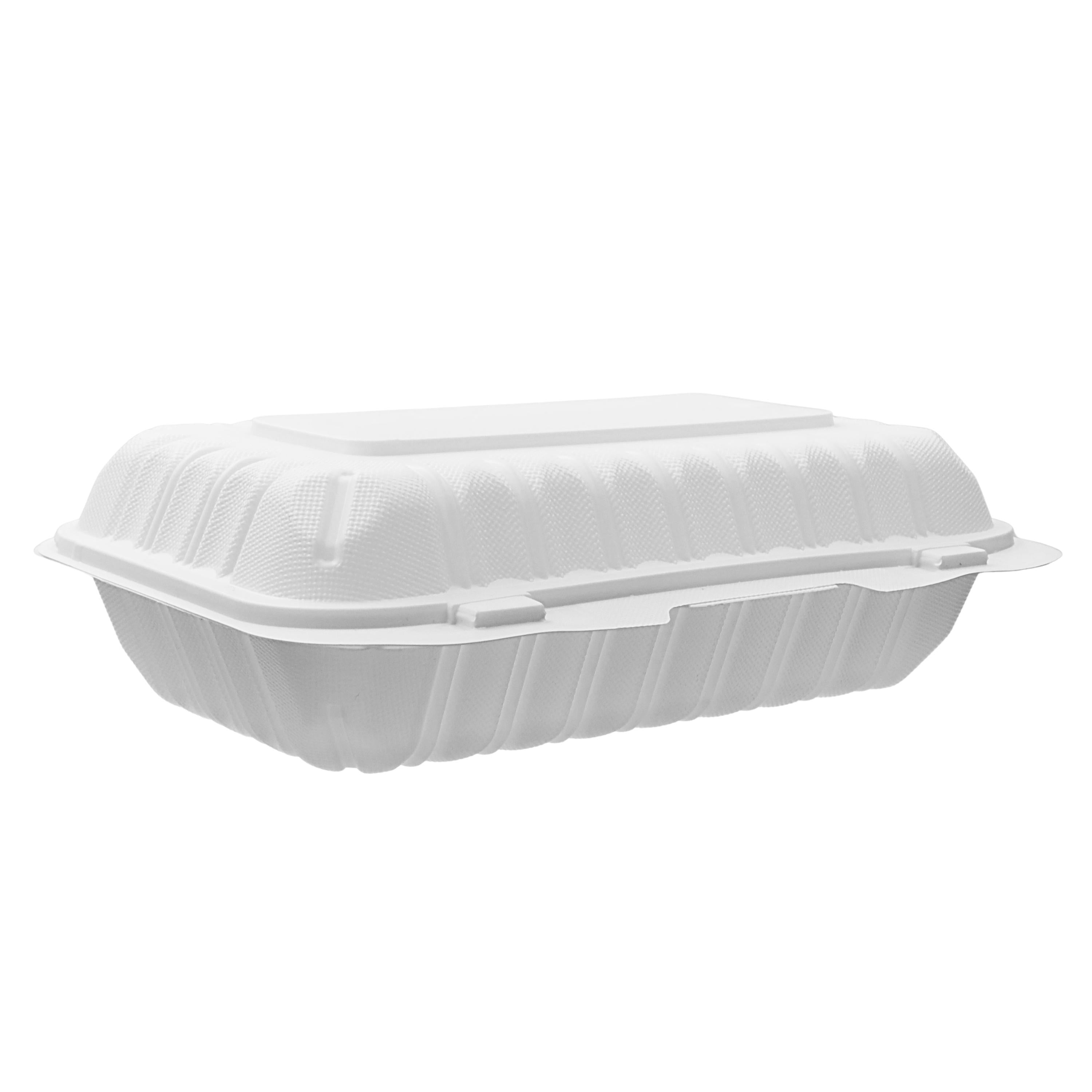 RitePak - 8.5" x 5.5" x 2.6" Polypropylene Hinged Sandwich Container, 150/Cs - HS188