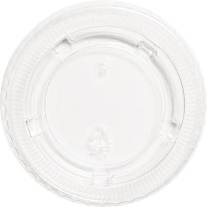 RitePak - 2oz Clear Plastic Portion Cup Lid, 2500/Cs