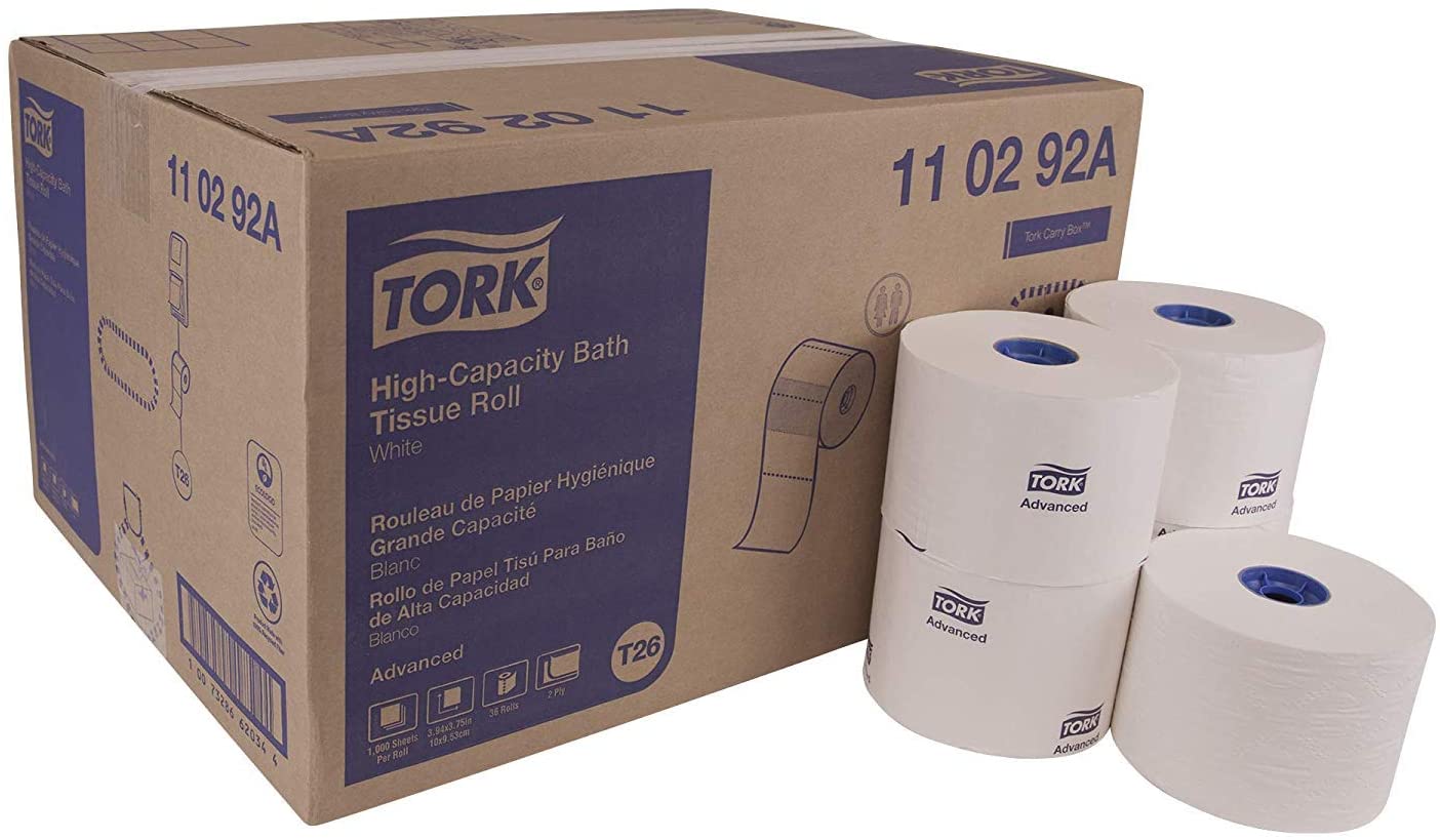 Tork - 2 ply Household Toilet Tissue, 36 Roll/Case - 14101293
