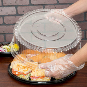 Sabert - 16" Dome Lids Fits For 9016 Plastic Bowls, 36/Cs - 5516