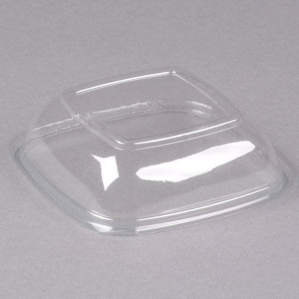 Sabert - 8 Oz Clear Square Plastic Bowl, 500/Cs- 15008B500