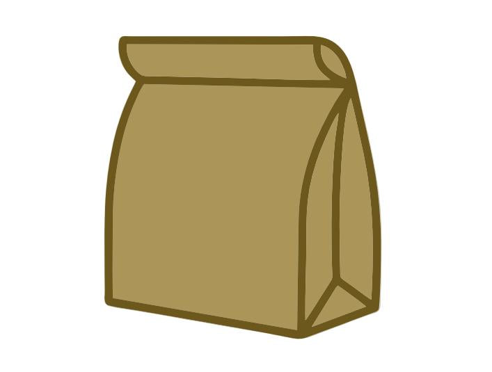 RiteEarth - 5lb Paper Bag Retail Pack Lunch Bag Kraft - PB050KR