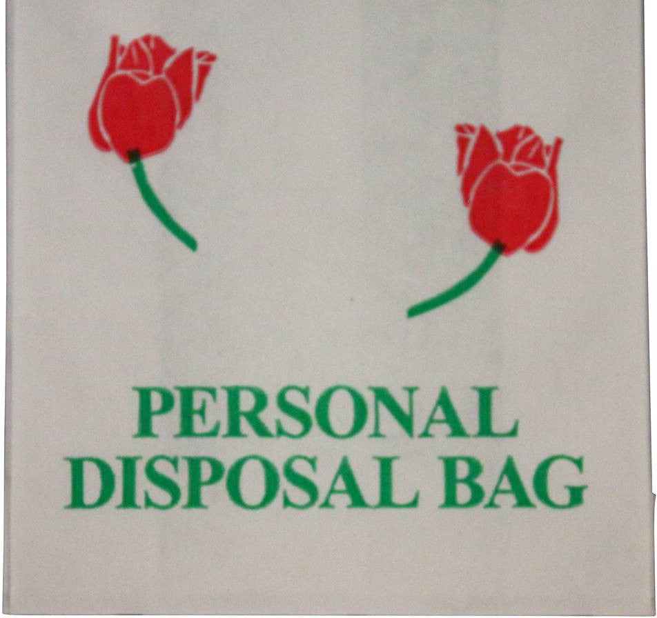 TiSA - Personal Sanitary Napkin Disposal Bags, 1000/cs - 25123298