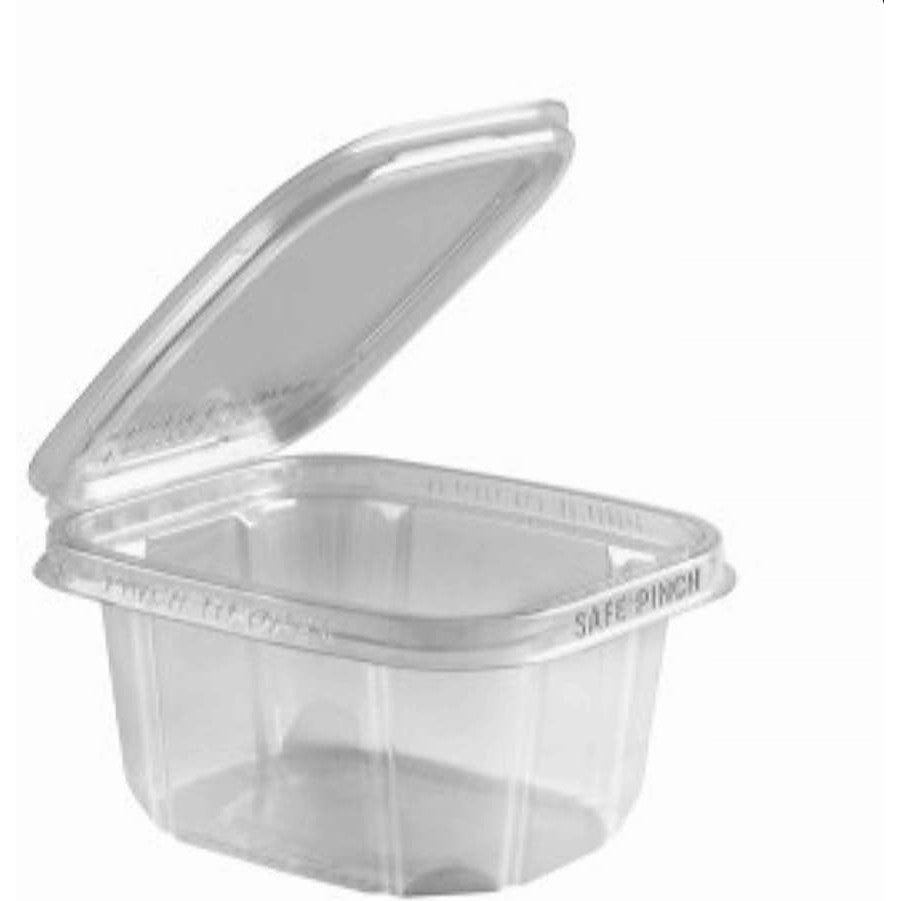 Anchor Packaging - 16 Oz Safe Pinch Tamper Clear Hinged Container, 200/Cs - 4512030