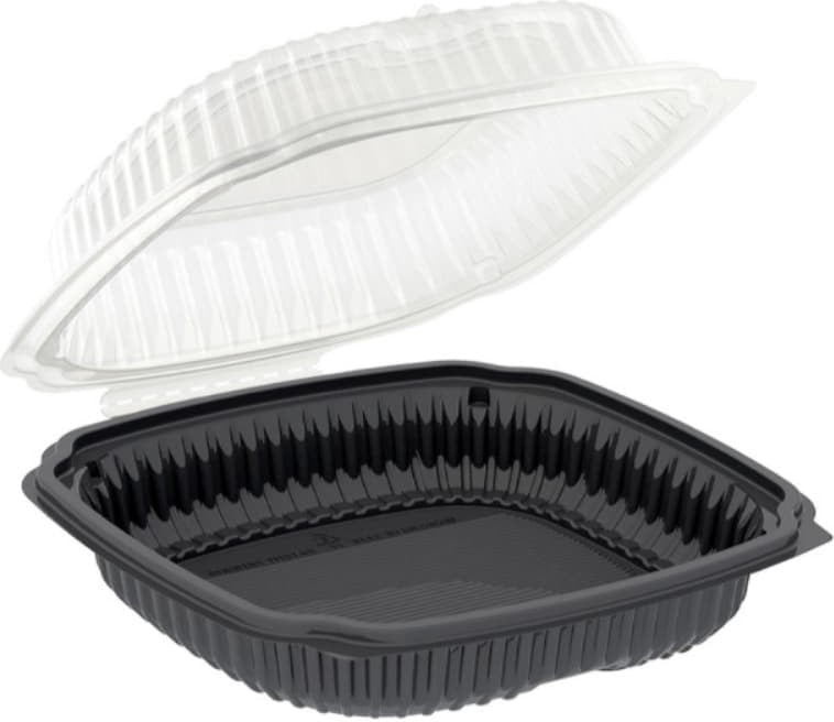 Anchor Packaging - 39 Oz Culinary Classics Perforated Hinged Clamshell Container, 100/Cs - 4659111
