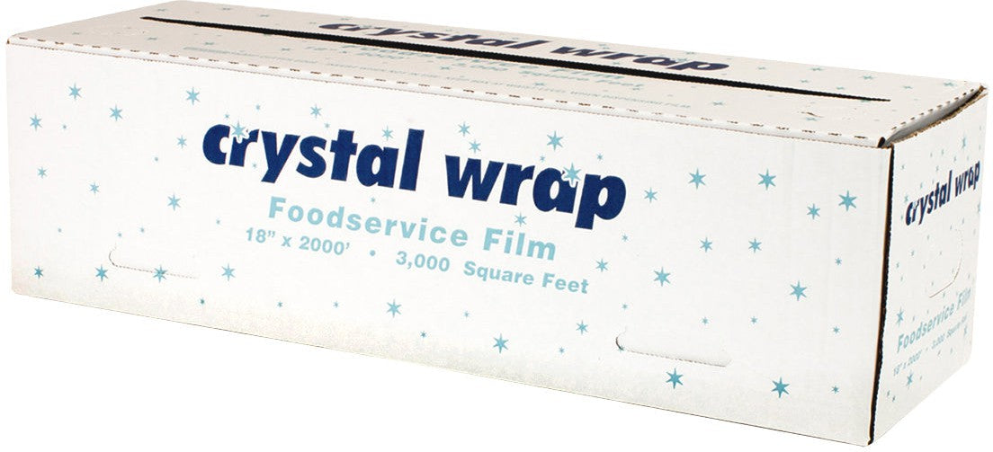 Anchor Packaging - 18" x 2000 ft Crystal Wrap Resinite Film, 2000ft/Bx - 7301834