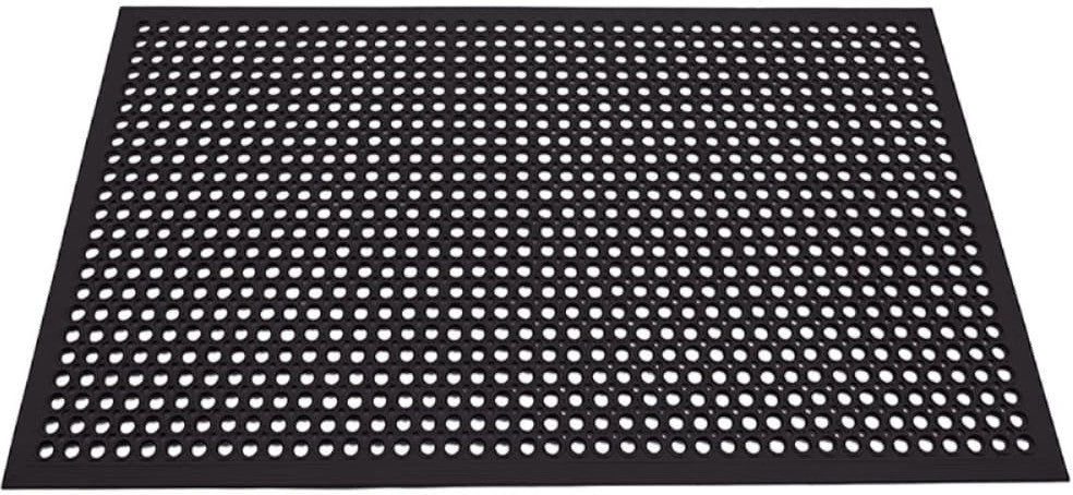 Americo - 2 ft x 3 ft Black Eversoft Anti-Fatigue Floor Mat  - 7139023