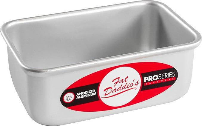 Fat Daddio's - 5.5" X 3.4" X 2.25" Aluminum Anodized Oblong Bread Pan - BP-5640