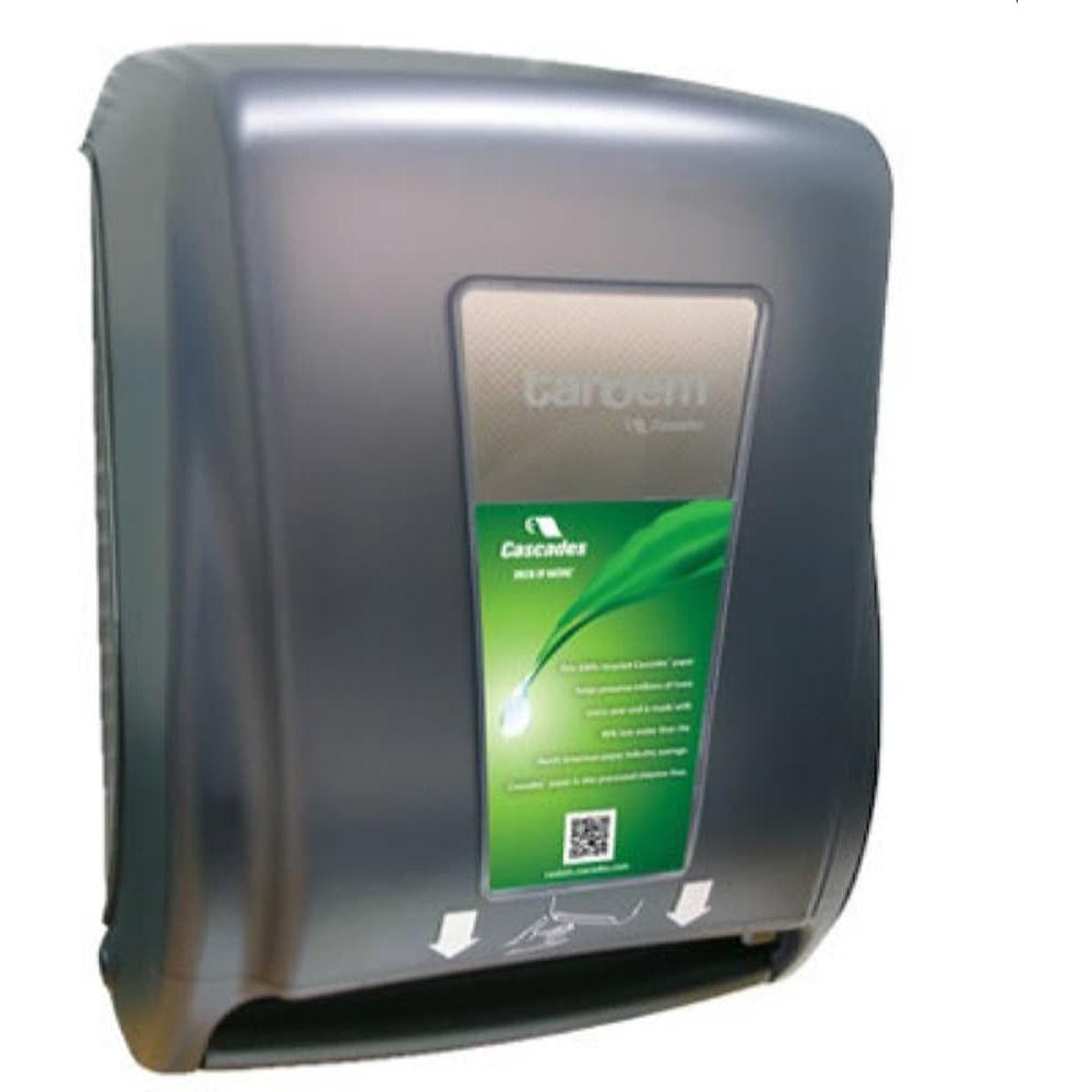 Cascades Tissue Group - Grey Tandem Electronic Paper Dispenser - C175