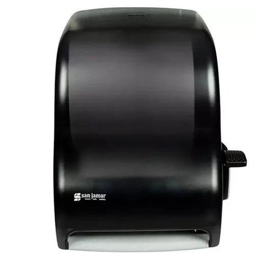 Cascades Tissue Group - Black Universal Roll Towel Dispenser - DH110