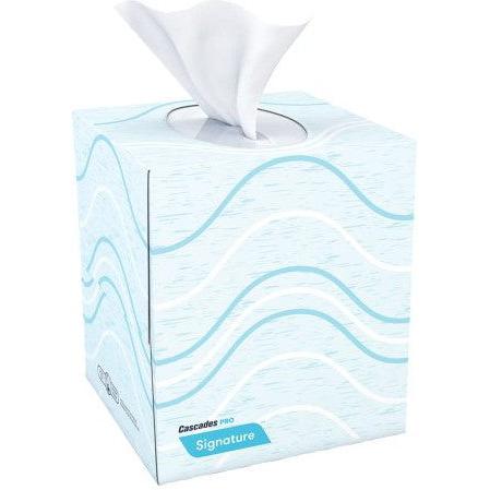 Cascades Tissue Group - 90 Sheets Signature Cube Facial Tissue, 36bx/cs - F710