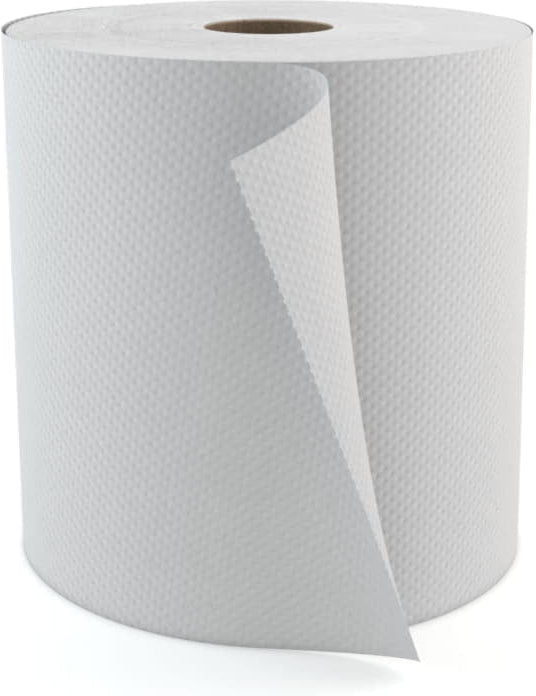 Cascades Tissue Group - 800 Feet Select White Roll Hand Towels, 6 Rl/Cs - H080