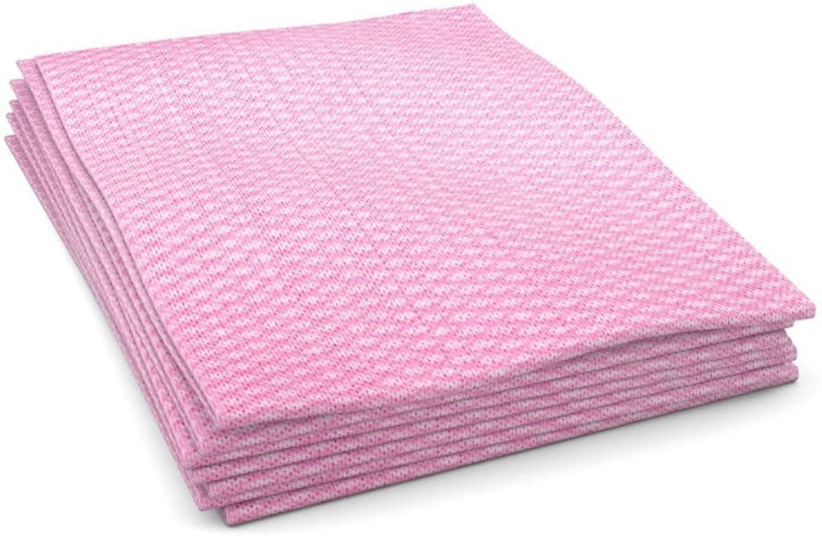 Cascades Tissue Group - 12" x 21" .25 Fold Economy Foodservice Towel Pink Hand Towels, 200/cs - W903