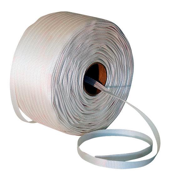 Canada Wide Packaging - 5/8", 3028 Feet White Woven Poly Strapping, 2rl/cs - CWP50PLA