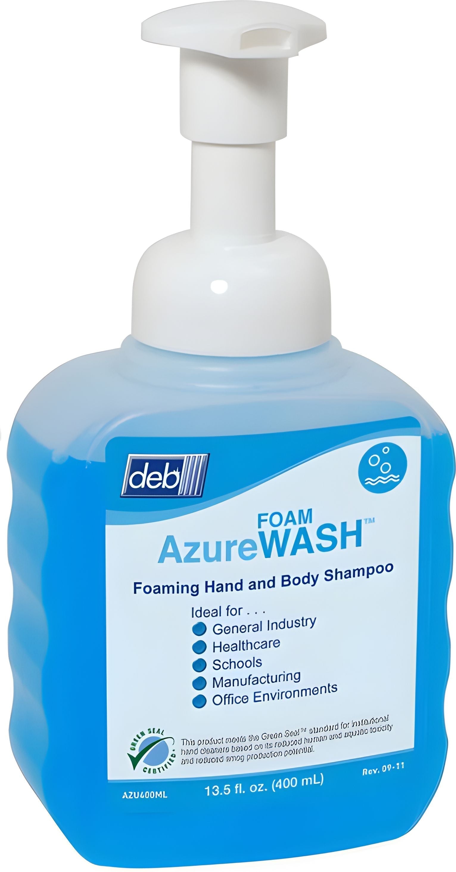 Deb Group - 400 ml Azure Wash Foaming Hand Soap, 12Bt/Cs - AZU400ML