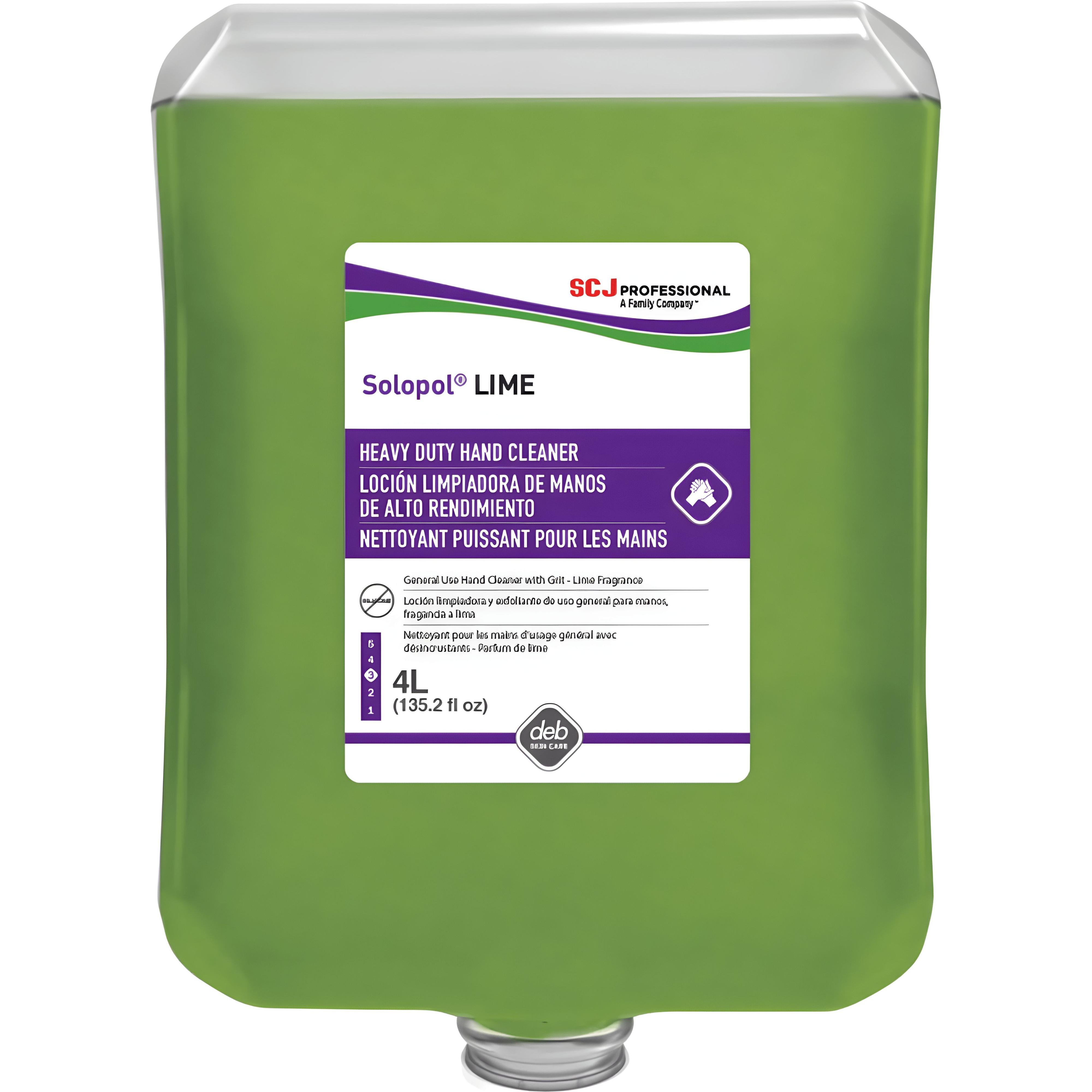 Deb Group - 4 L Lime Wash Heavy Duty Hand Soap, 4Bt/Cs - LIM4LTR