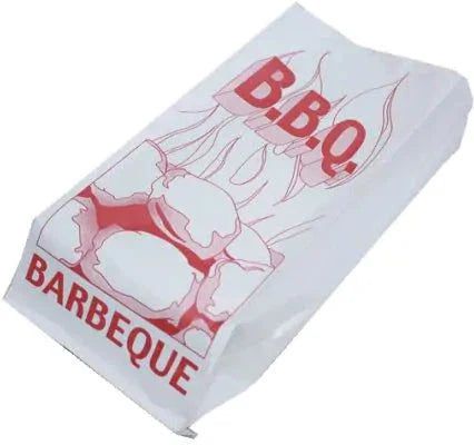 De Luxe - 5.25" x 3.5" x 12" Foil BBQ Bags Reverse Printed, 500/cs - 690126