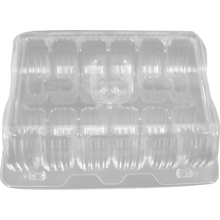Detroit Forming 12 Pack Donut Plastic Hinged Container, 200/Cs LBH7912
