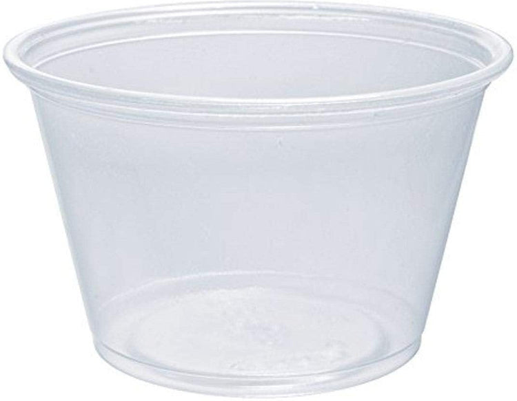 Dart Container - 3/4 Oz Clear Plastic Portion Cups, 2500/cs - 075P