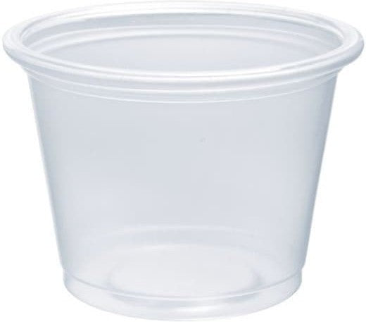 Dart Container - 1 Oz Clear Plastic Portion Cups, 2500/Cs - 100PC