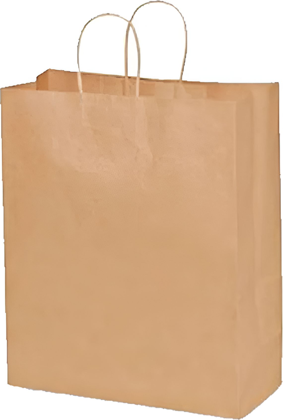 De Luxe - 13" x 6" x 15.75" Traveler Brown Shopping Bag With Rope Handle, 250/cs - 87127