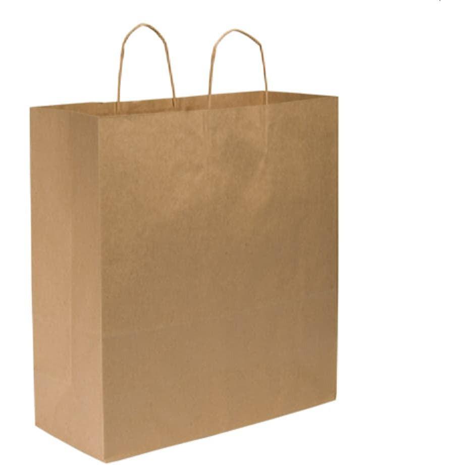 De Luxe - 16" x 11" x 18.25" Grande Kraft Shopping Bag With Rope Handle, 200/bn - 87941
