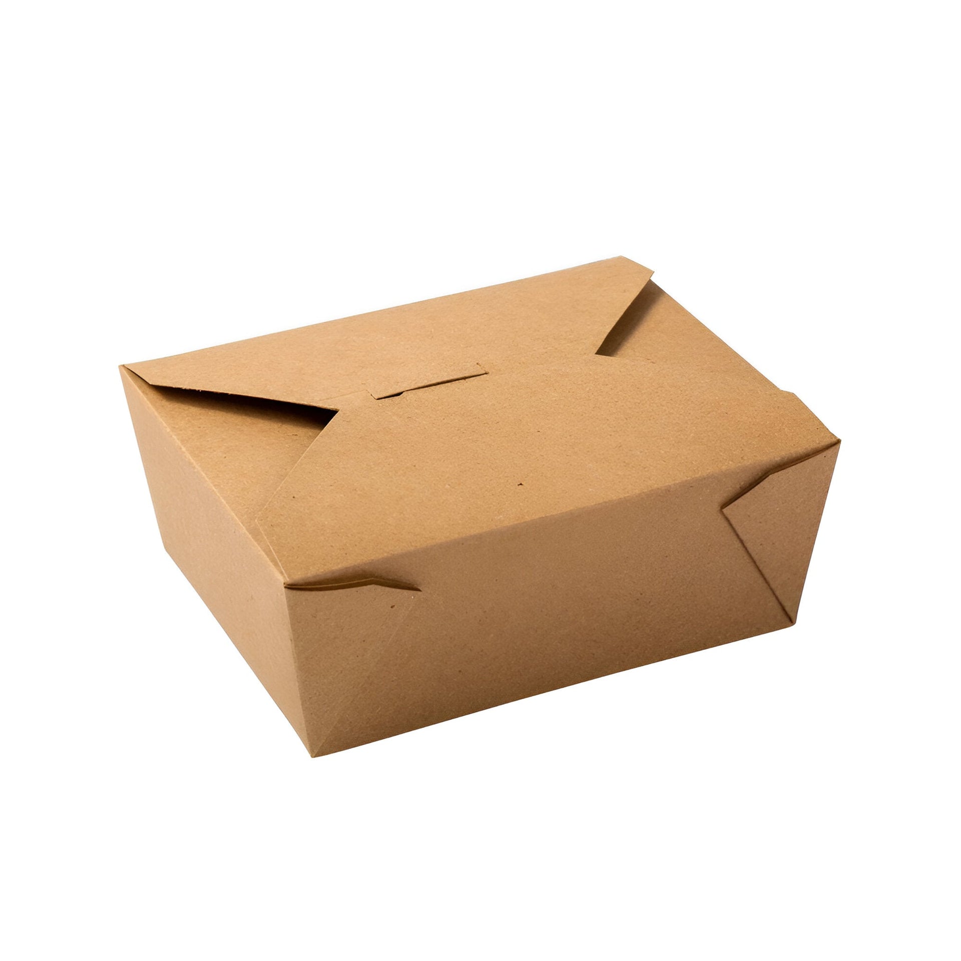 EB Box - #1 Kraft PamPak Take Out Container, 450/Cs - 5913AECO