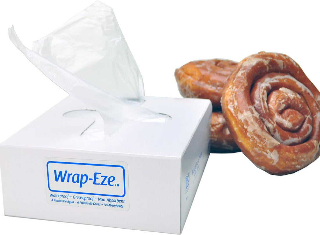 Elkay Plastics - Wrap-Eze 8" x 10.75" HDPE White High Density Pop-Up Sheets, 1000/bx - K-8