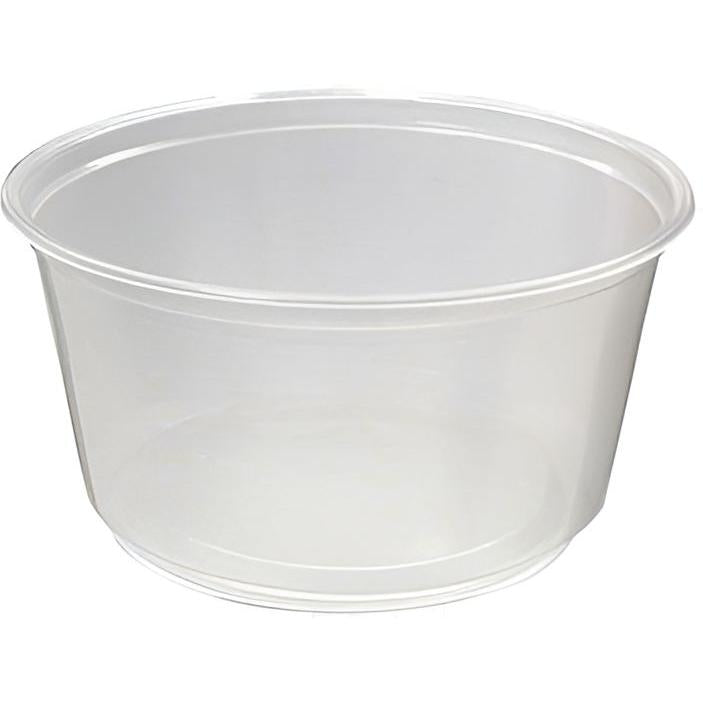 Fabri-Kal - 12 Oz Polypropylene Clear Round Deli Containers, 500/Cs - 9505114