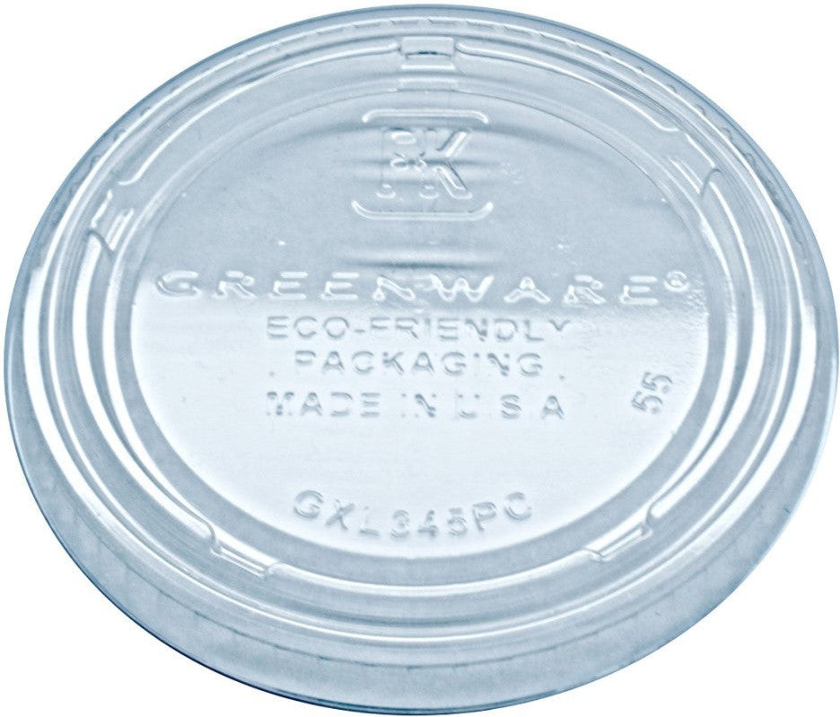 Fabri-Kal - Greenware Portion Lid Fit For 3.25-4 Oz Portion Cup, 2000/Cs - 9509322