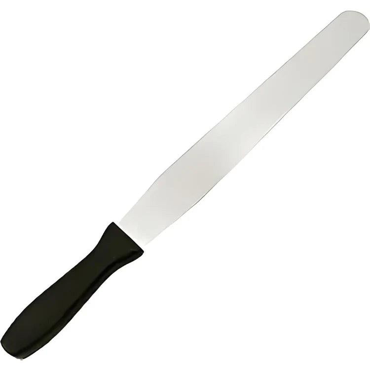 Fat Daddio's - 10" Stainless Steel Straight Icing Spatula - SPAT-10S
