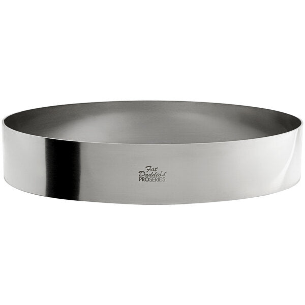 Fat Daddio's - 10" x 2" ProSeries Stainless Steel Round Cake Ring - SSRD-1020