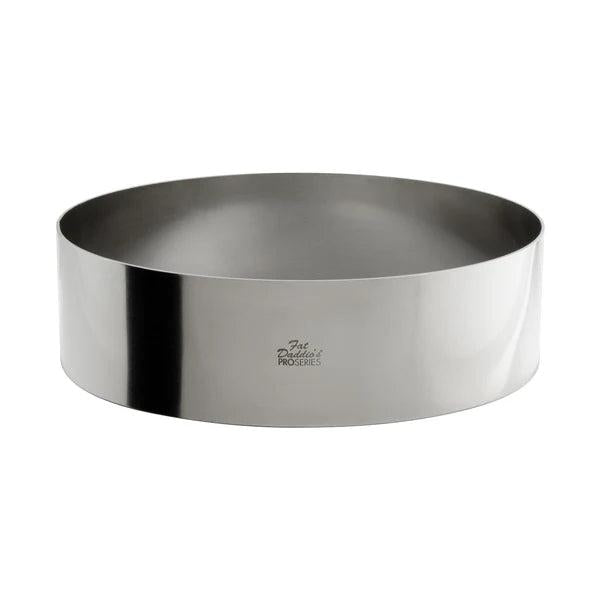 Fat Daddio's - 10" x 3" ProSeries Stainless Steel Round Cake Ring - SSRD-1030