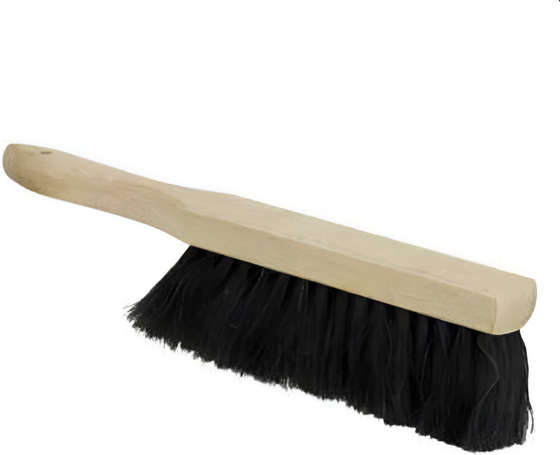 Vileda Professional - 7" PP Black Fill Counter Brush with Wood Handle, 12/Cs - AB206P