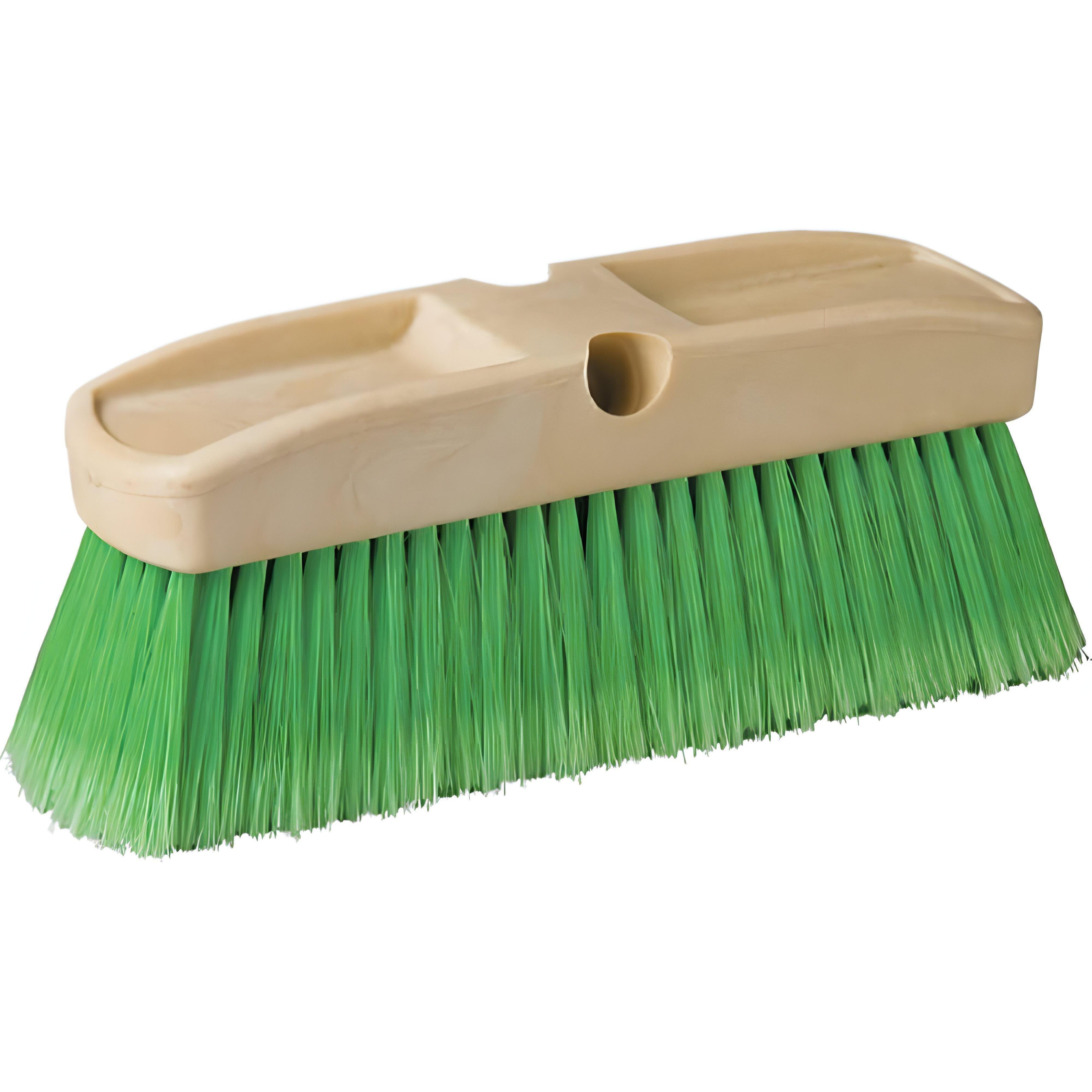 Vileda Professional - 10" Vehicle Brush With Green Flagged Fill, 10/Cs - 134438