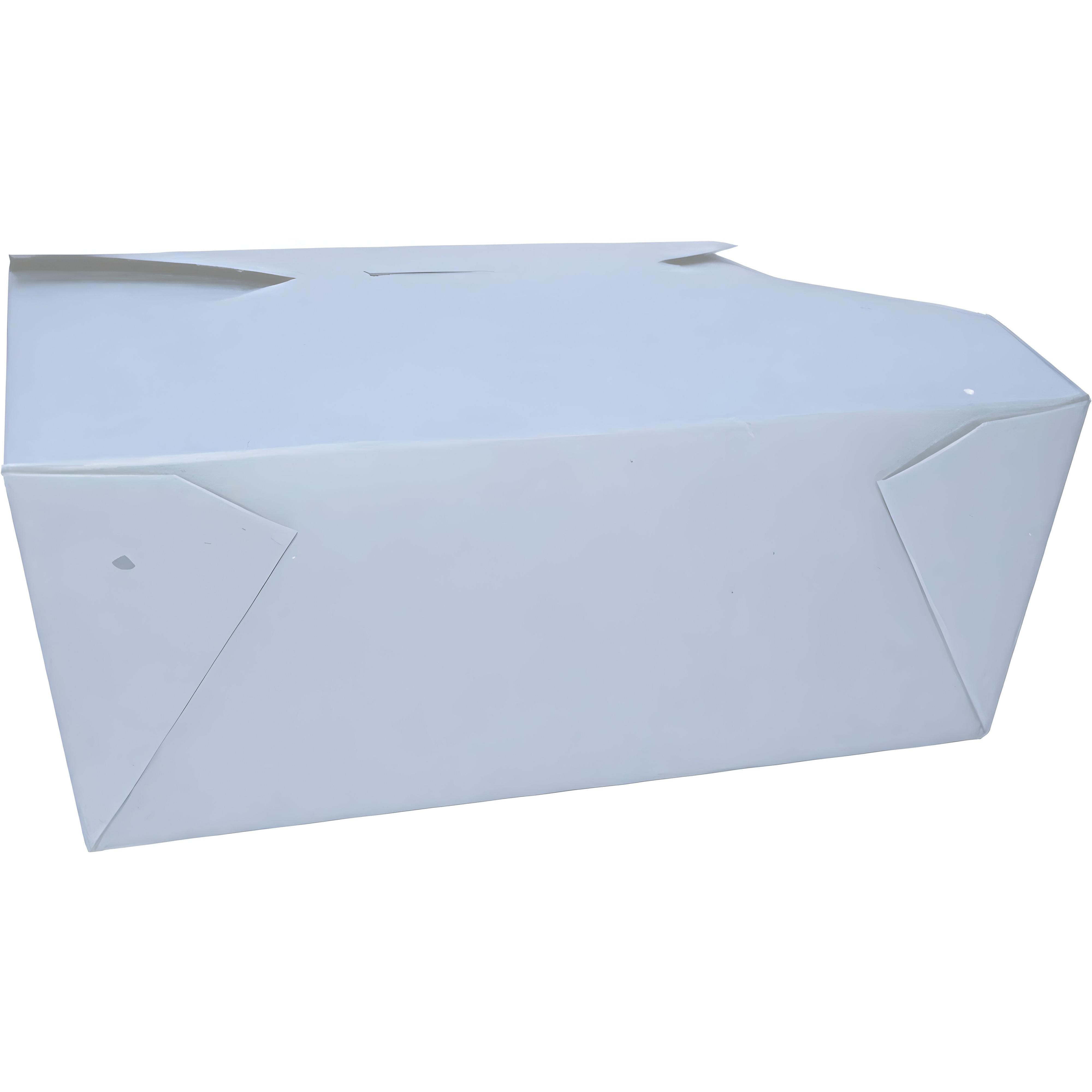 Fc Meyer Packaging - 8.5" x 8.5" White Anti Fingerprint Cardboard Take Out Containers, 120/cs - MPK6W